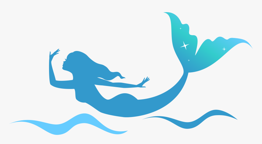 Mermaid Swimming Instructor - Free Mermaid Clipart, HD Png Download, Free Download