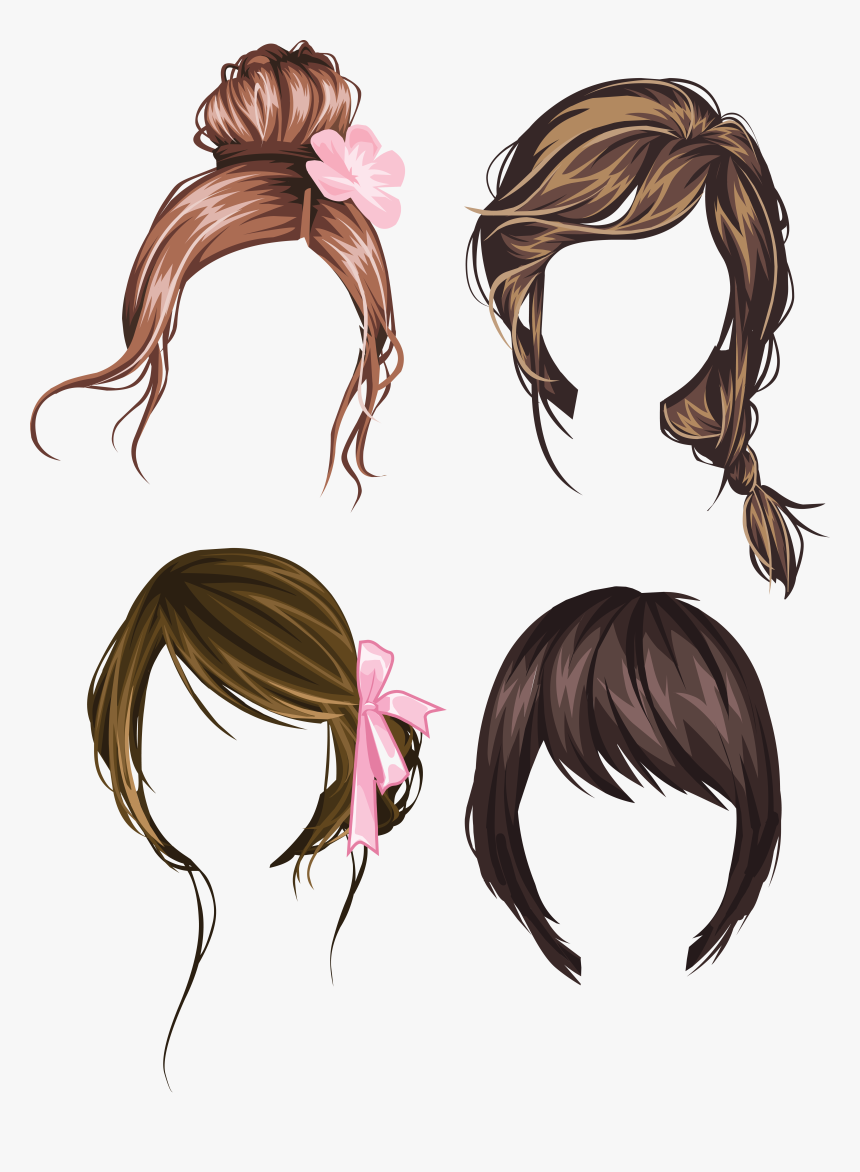 Hair Wig Png - Причёска Для Фотошопа Аватарии, Transparent Png, Free Download