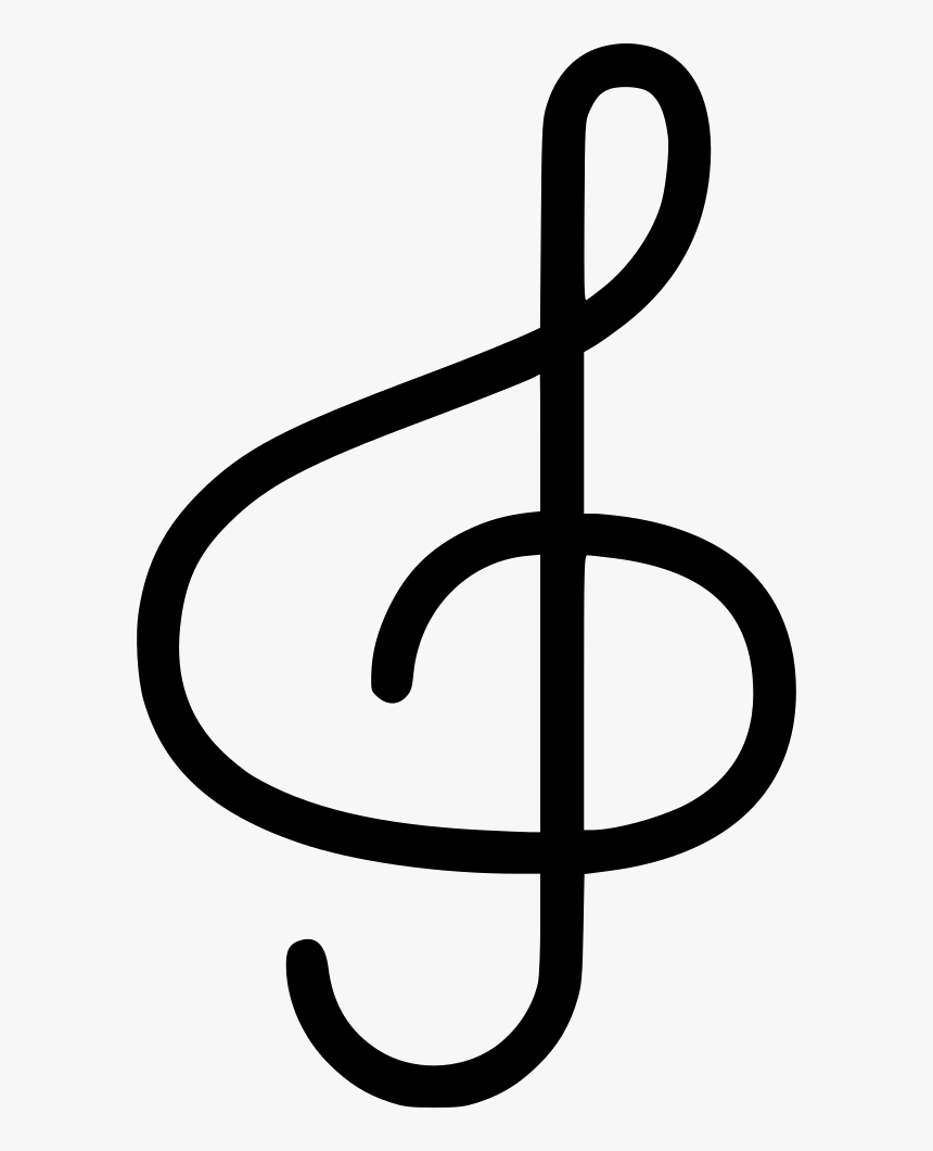 Treble Clef - Otf Treble Clef, HD Png Download, Free Download