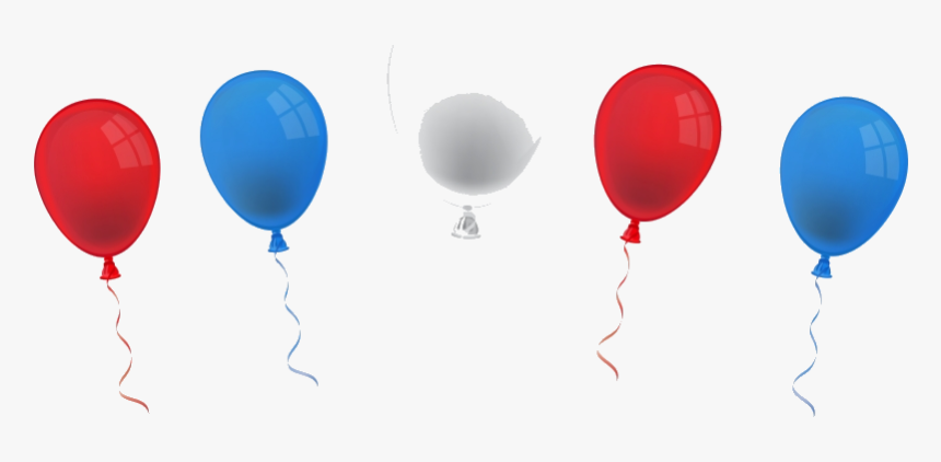 4th Of July Balloon Clipart Th Balloons Free Transparent - Transparent July 4th Clipart, HD Png Download, Free Download