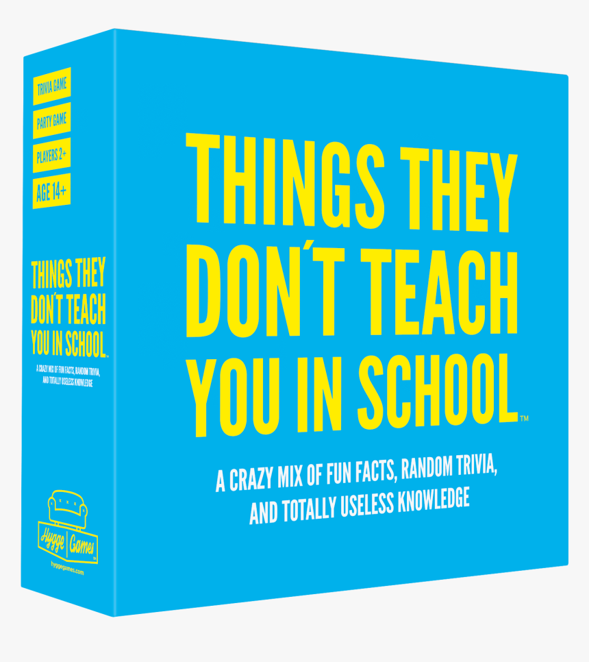 Fun Fact Png , Png Download - Things They Don T Teach U In School Board Game, Transparent Png, Free Download