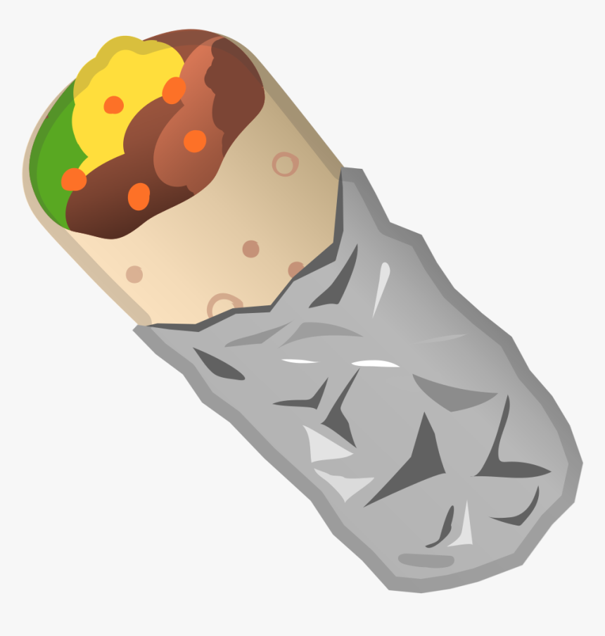 Burrito Emoji Png, Transparent Png, Free Download