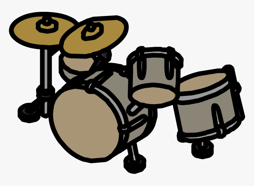 Transparent Percussion Instruments Clipart - Club Penguin Drums, HD Png Download, Free Download