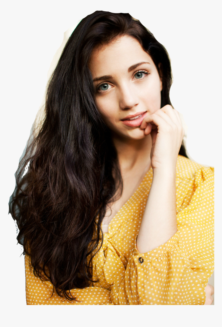 Png De Emily Rudd - Emily Rudd Black Hair, Transparent Png, Free Download