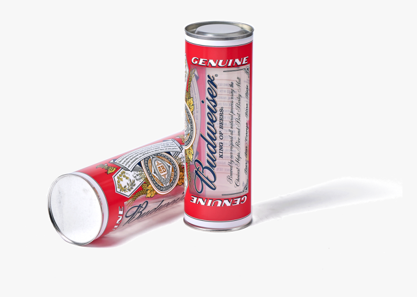 Plastic Tube Container With Metal Lid And Welded Plastic - Budweiser, HD Png Download, Free Download