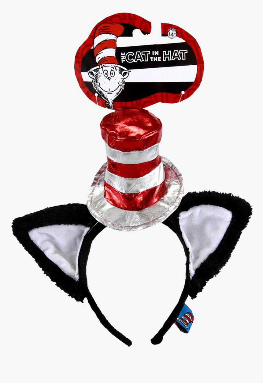 Cat In The Hat Deluxe Headband - Dr Seuss Cat In The Hat Hat, HD Png Download, Free Download