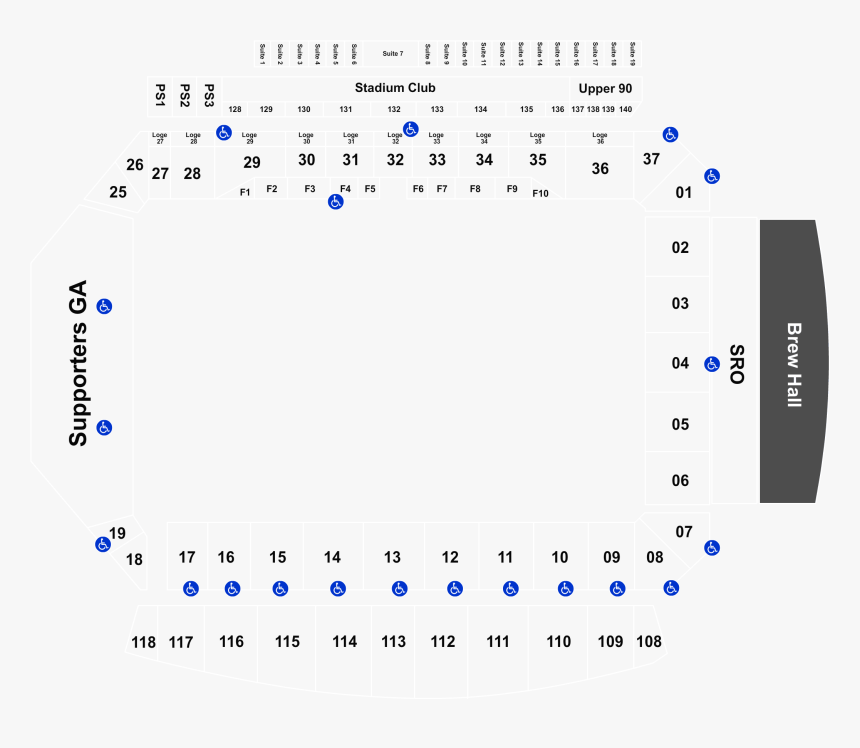 Allianz Field Seating Chart, HD Png Download, Free Download