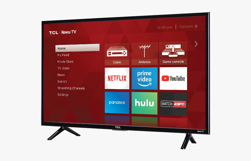 Tcl - Tcl 40s325 40 Inch 1080p Smart Led Roku Tv 2019, HD Png Download, Free Download