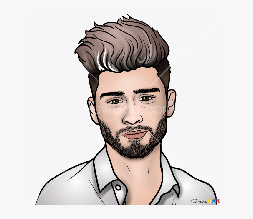 How To Draw Zayn Malik, One Direction - Drawing Zayn Malik Easy, HD Png Download, Free Download