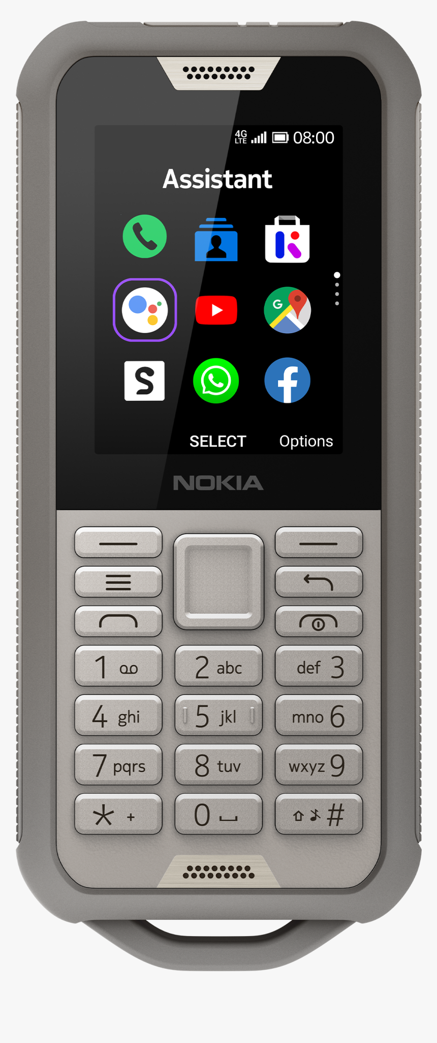 Feature Phone Png - Nokia 800 Tough India, Transparent Png, Free Download