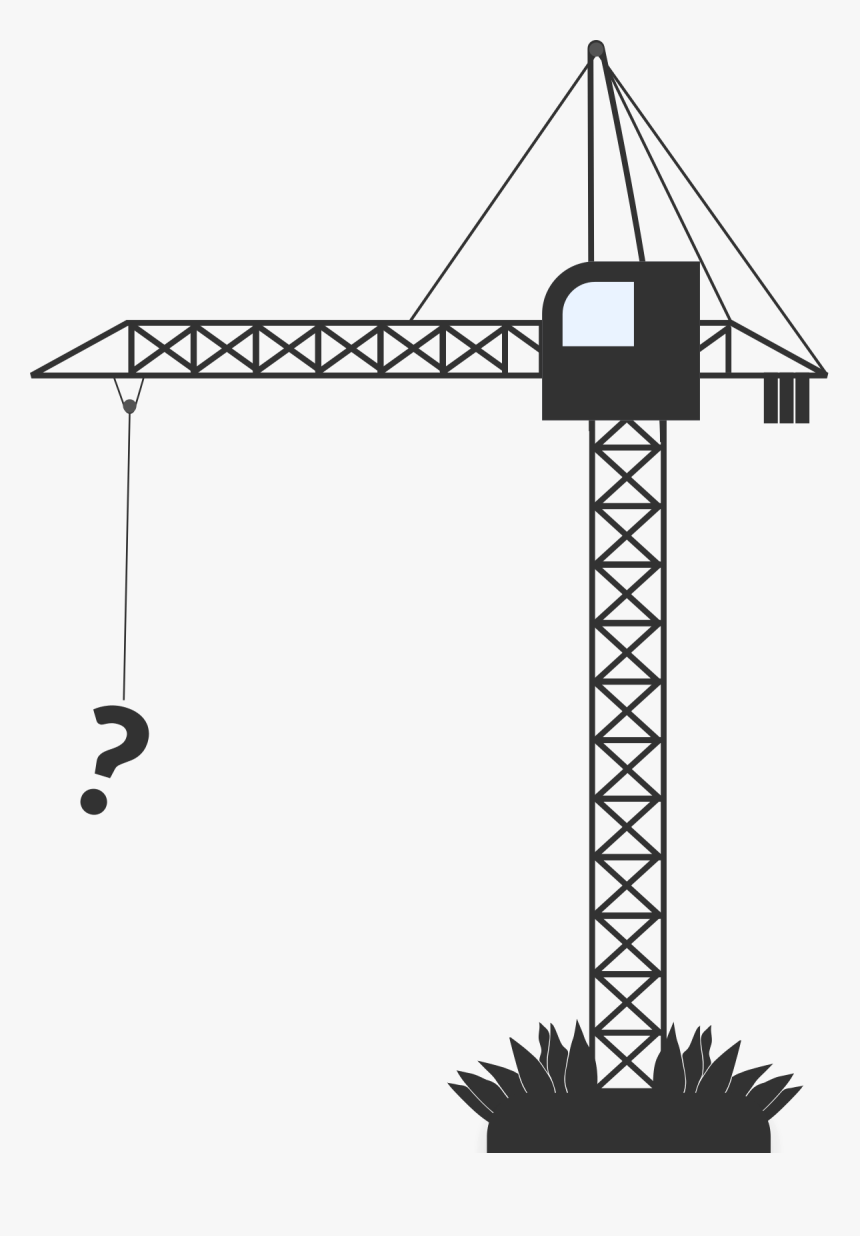 Question Mark With A Crane, HD Png Download, Free Download