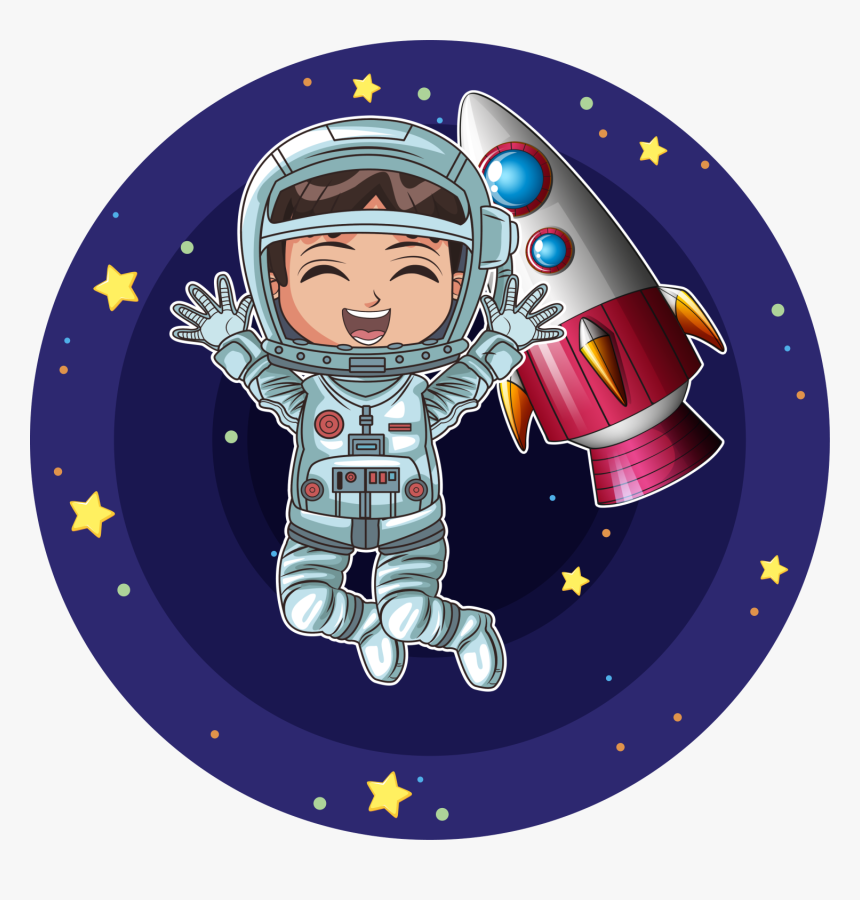 Girl Astronaut Cartoon, HD Png Download, Free Download