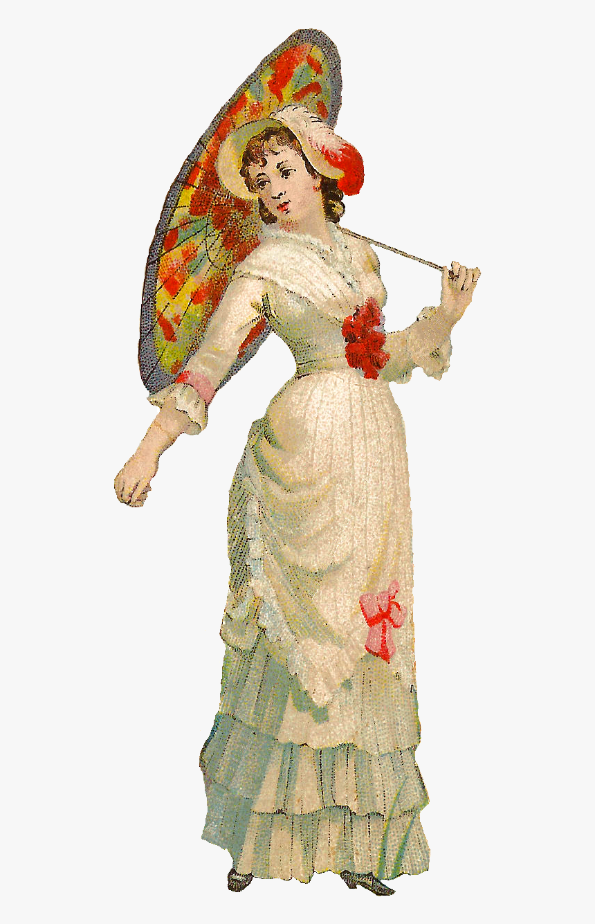 Vintage Women Png - Victorian Woman Png, Transparent Png, Free Download