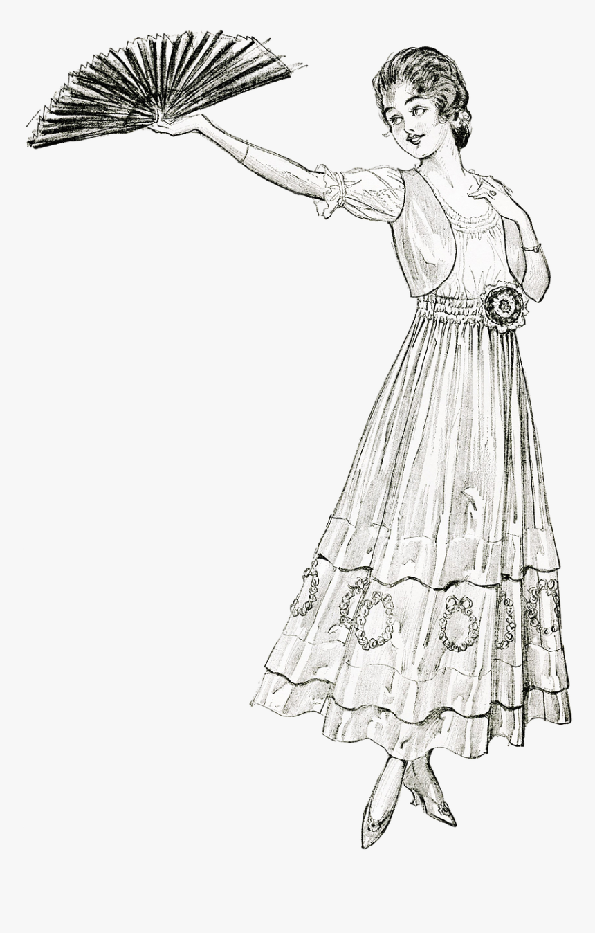 Transparent Vintage Woman Png - Victorian Woman Png, Png Download, Free Download