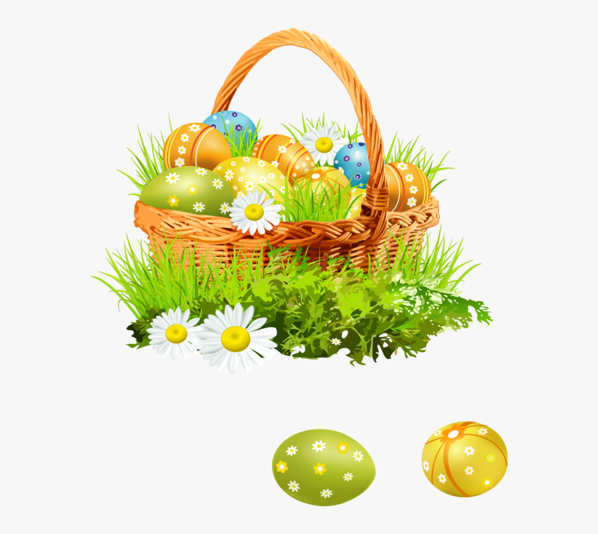 Oeufs De Paques Panier, HD Png Download, Free Download
