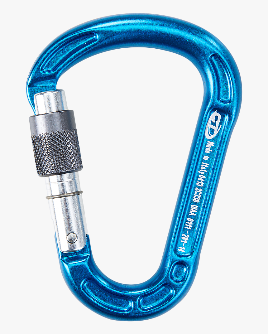 Ct Concept Hms Screw Gate Carabiner - Moschettone Arrampicata, HD Png Download, Free Download