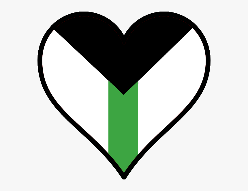 Heart Demiromantic Pride 1 - Heart, HD Png Download, Free Download