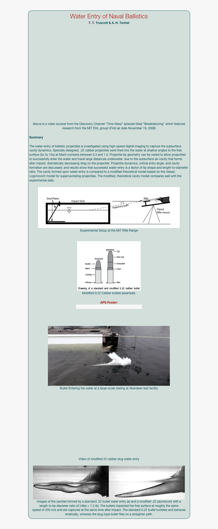 Water Entry Of Naval Ballistics
t - Paper, HD Png Download, Free Download