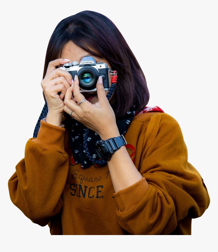 Female Photographer - Girl, HD Png Download, Free Download