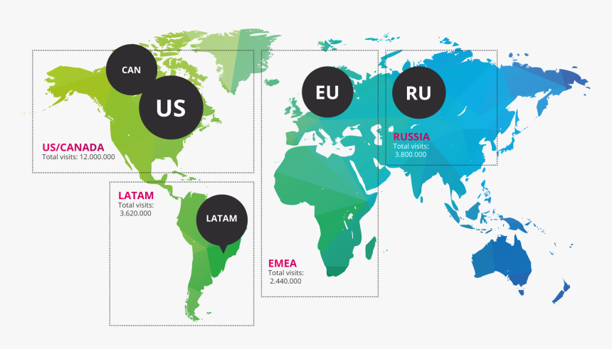 Transparent Advertise Png - World Map, Png Download, Free Download