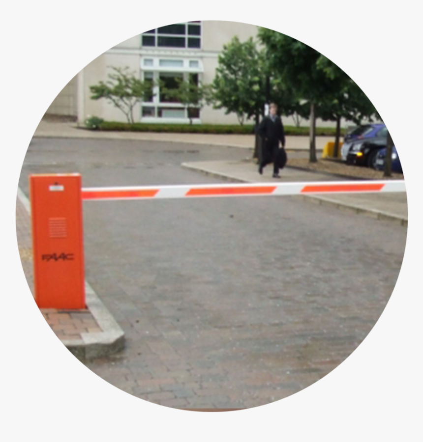 Barrier-round - Barrier For Car Park, HD Png Download, Free Download