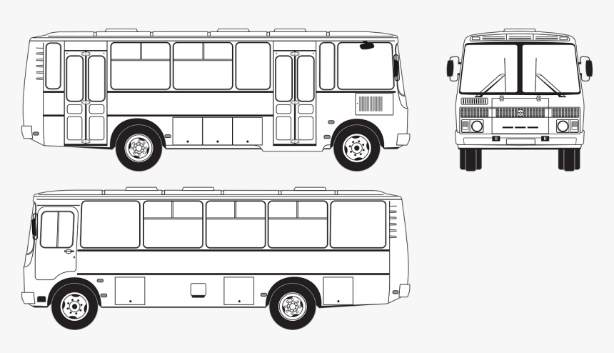 Passenger Groove,bus,groove Bus,free Vector Graphics,free - Автобус Паз Png, Transparent Png, Free Download