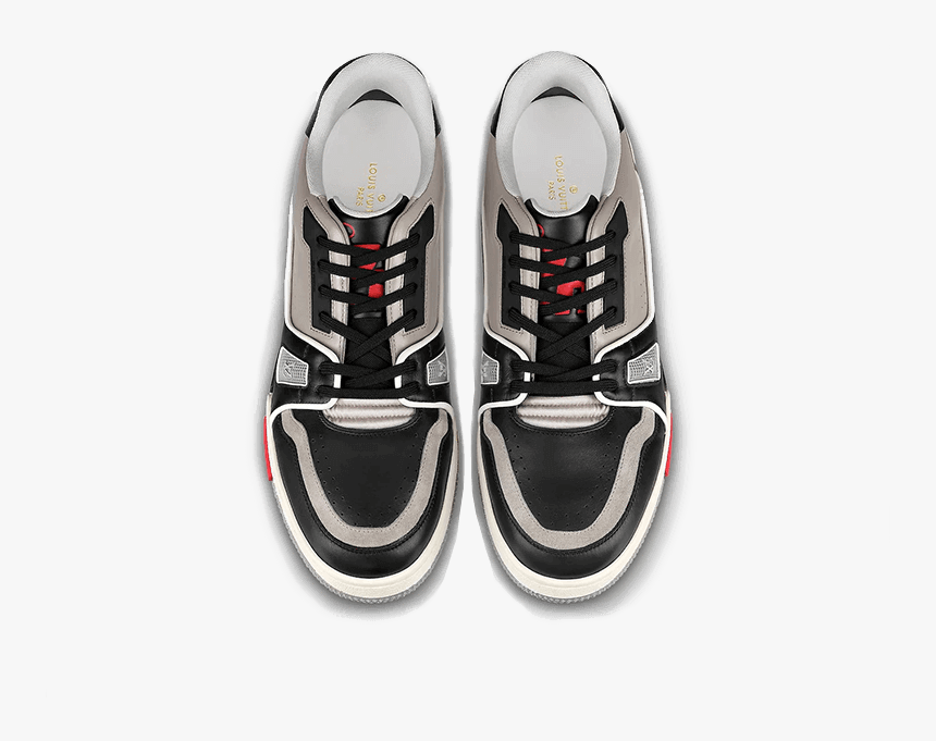 Louis Vuitton Lv Trainer Sneaker Low Black Grey"
 Class= - Sneakers, HD Png Download, Free Download