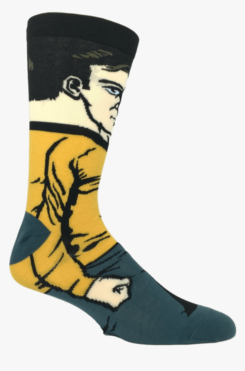 Star Trek Kirk 360 Socks - Snowboard, HD Png Download, Free Download