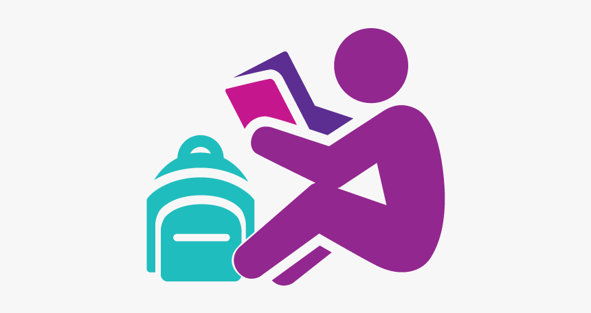 Student Reading - Sign, HD Png Download, Free Download