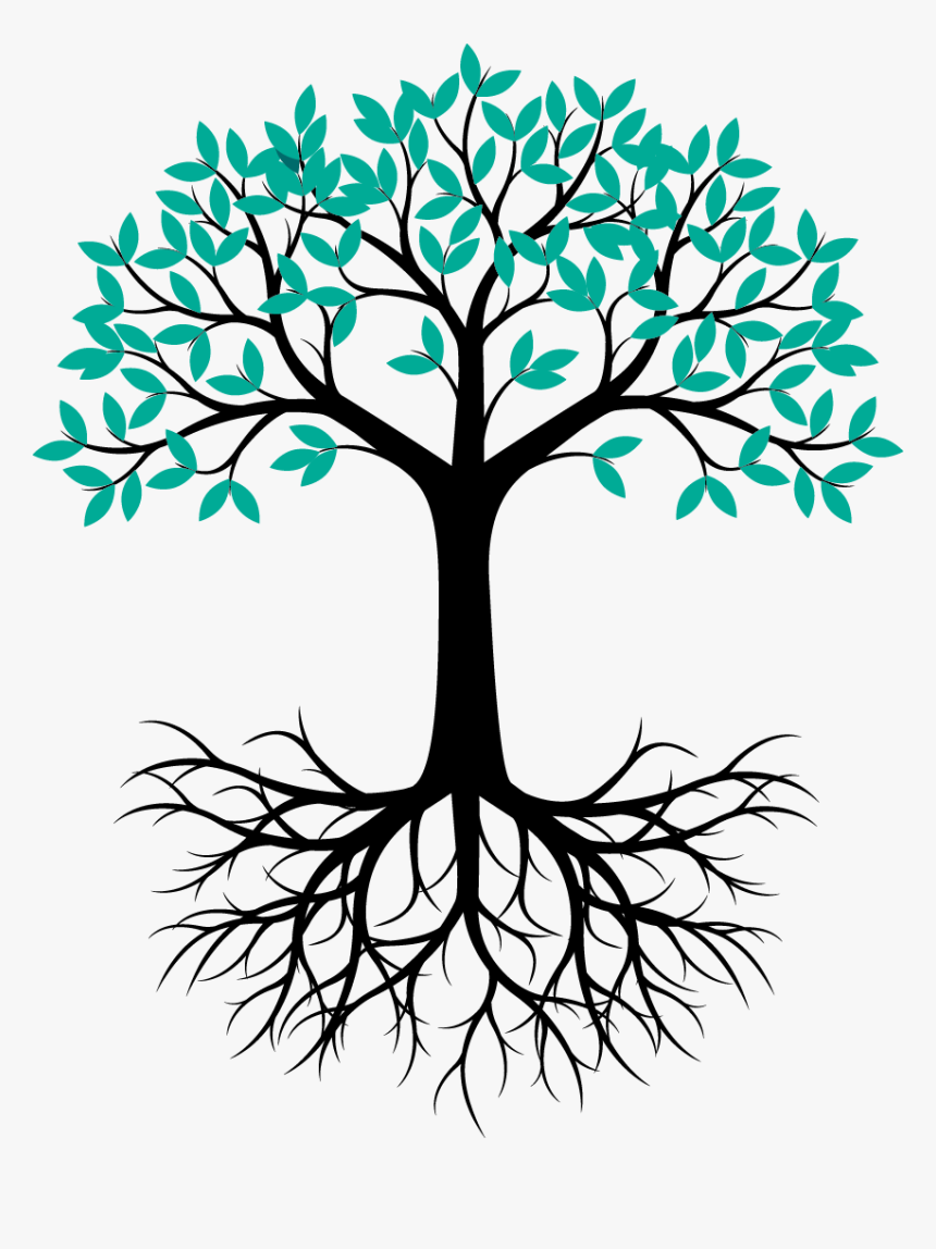 Tree Logo With Roots Vector, HD Png Download, Free Download