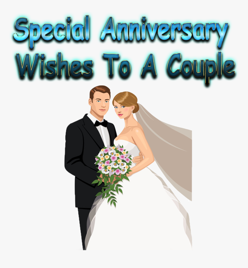 Special Anniversary Wishes To A Couple Png Free Pic - Wedding, Transparent Png, Free Download