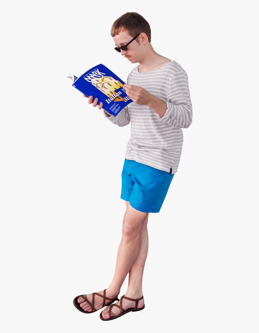 Reading Book People Png, Transparent Png, Free Download