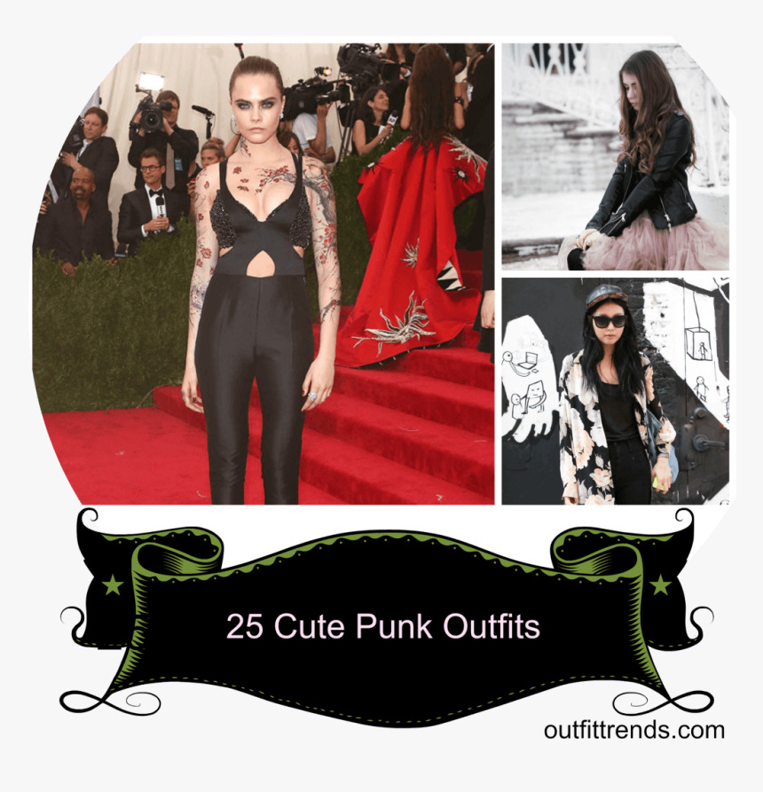How To Dress Rock Outfit Ideas For - Formal Punk Girl Outfit, HD Png Download, Free Download
