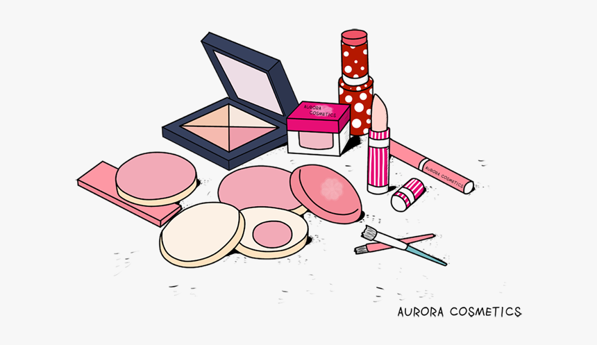 Cartoon Transparent Background Makeup Clipart, HD Png Download, Free Download