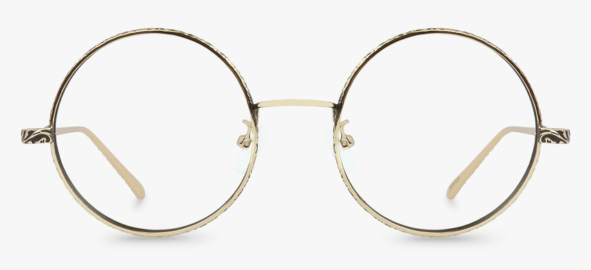 Circle Glasses Front View, HD Png Download, Free Download