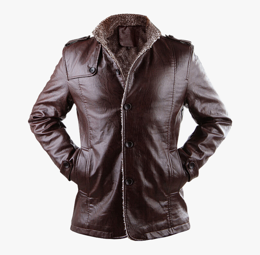 Leather Winter Coat Png Image - Jackets For Mens Png, Transparent Png, Free Download