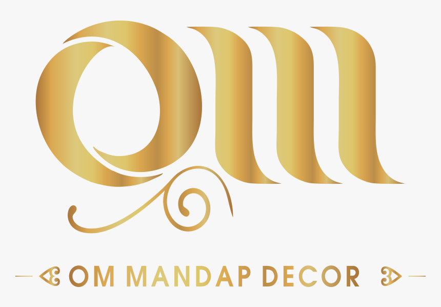 Om Mandap Decor Gandhidham Logo - Calligraphy, HD Png Download, Free Download