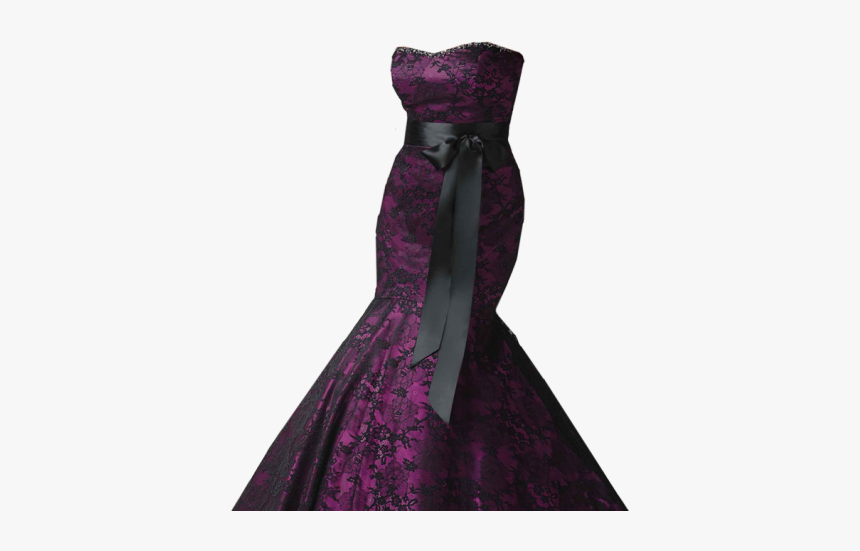 Dress Png Transparent Images - Wedding Dress Purple, Png Download, Free Download