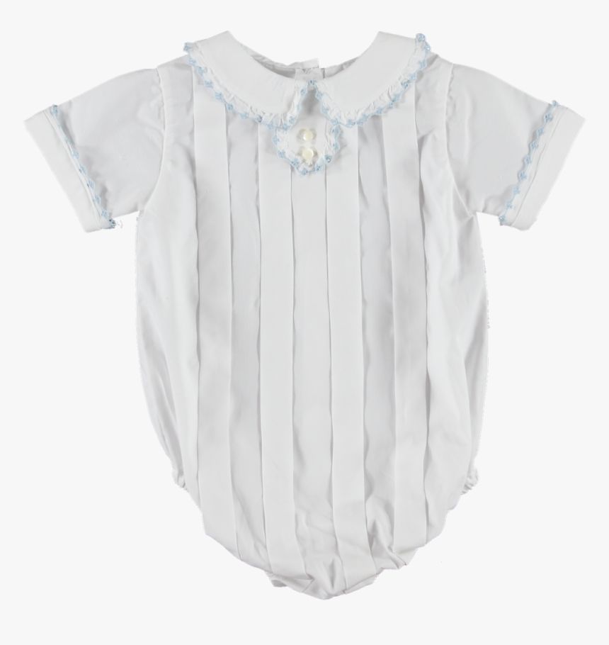 Boys Heirloom Clothing Romper Blue White Alex, HD Png Download, Free Download
