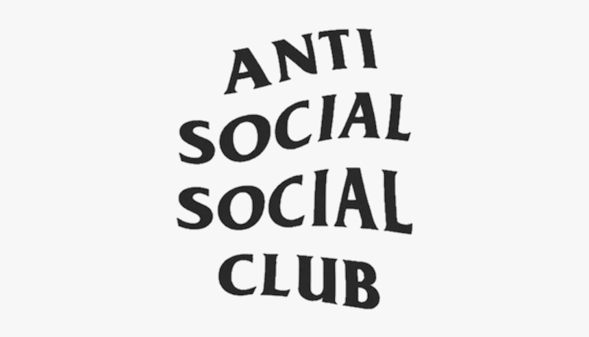 #anti #social #club #black #png - Anti Social Social Club 壁紙, Transparent Png, Free Download