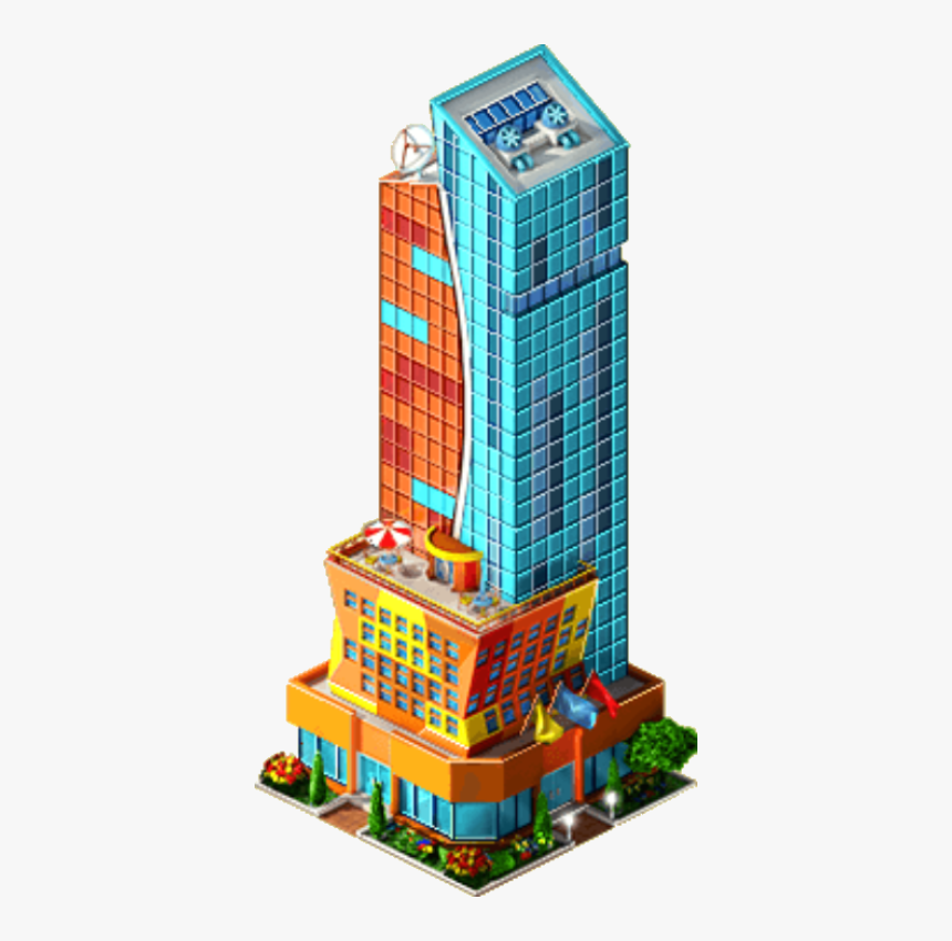 Hotel Building Cartoon Png, Transparent Png, Free Download