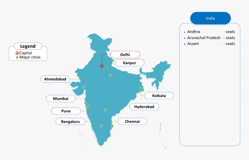 Pic 3 - Map Of India, HD Png Download, Free Download