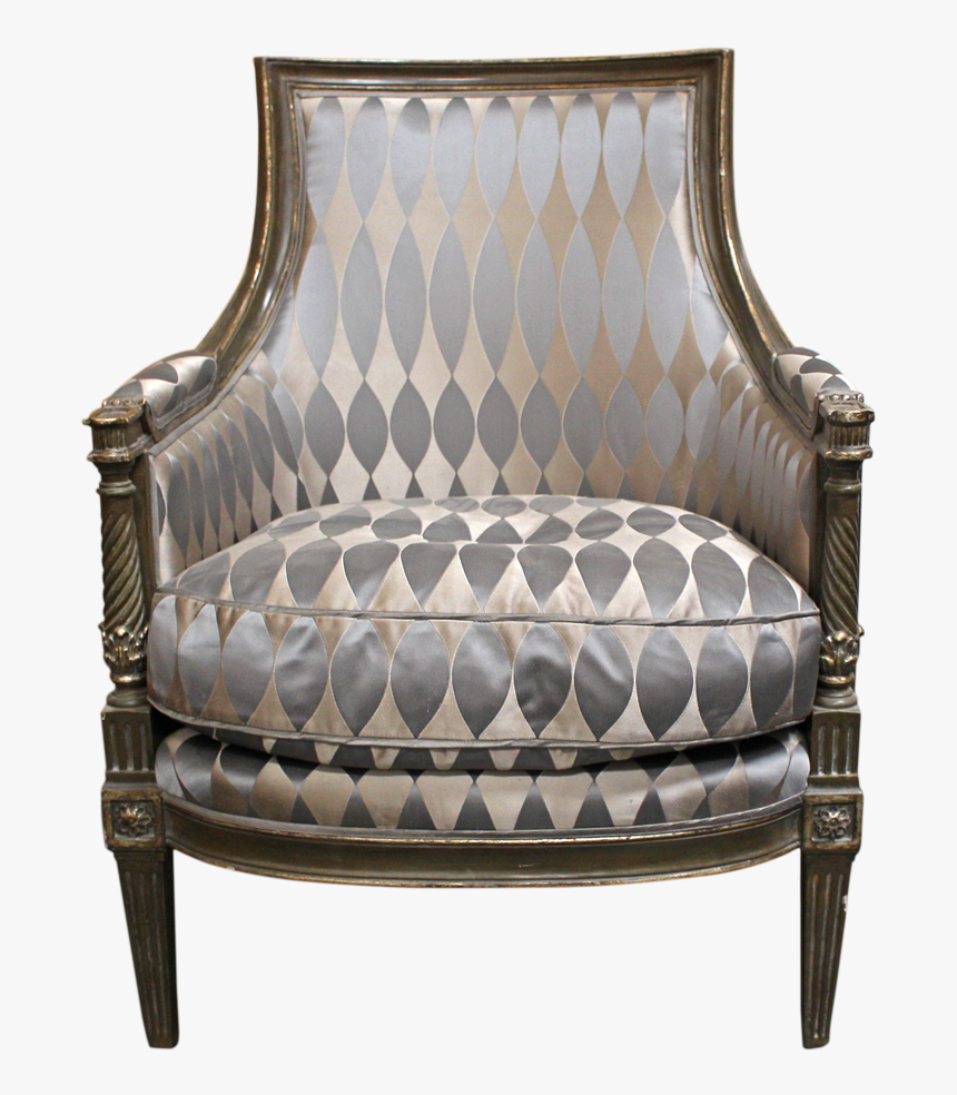 Chair Front View - Club Chair, HD Png Download, Free Download