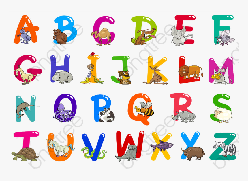 Transparent Alphabet Clip Art - Animal Alphabet Png, Png Download, Free Download