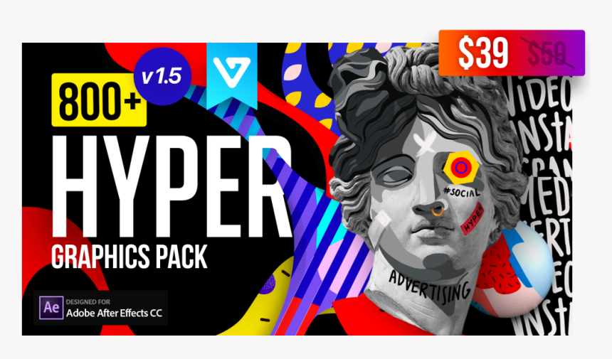 Videohive Hyper Graphics Pack, HD Png Download, Free Download