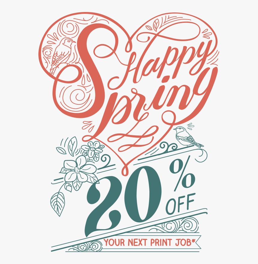 Happy Spring - Heart, HD Png Download, Free Download