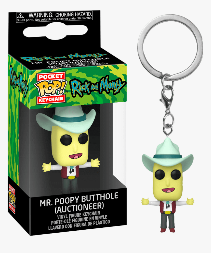 Rick And Morty Pop Keychain, HD Png Download, Free Download