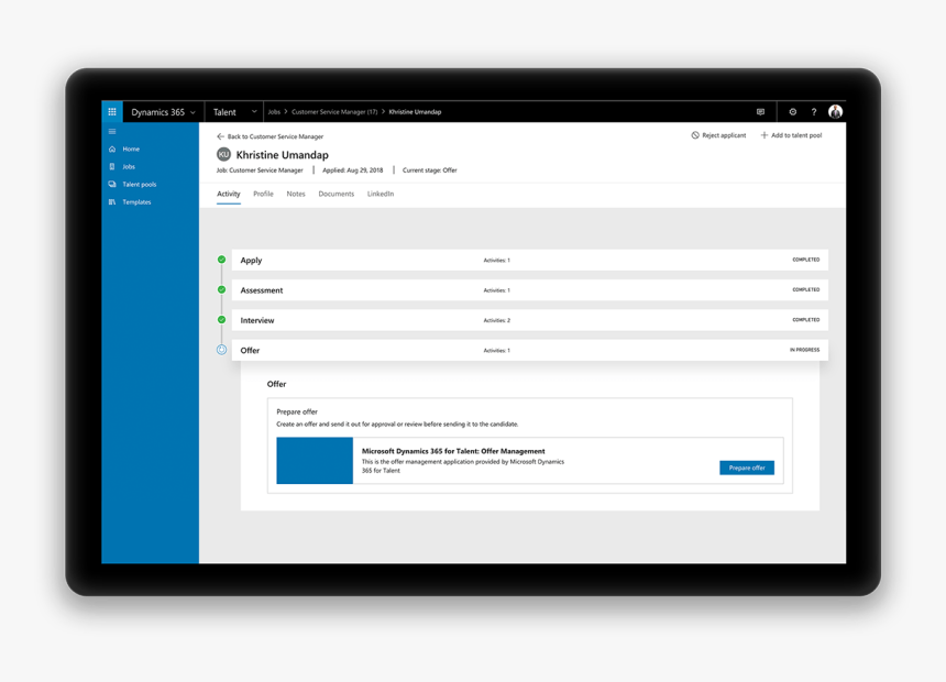 Hire The Right People, Faster - Dynamics 365 Talent Questionnaires, HD Png Download, Free Download