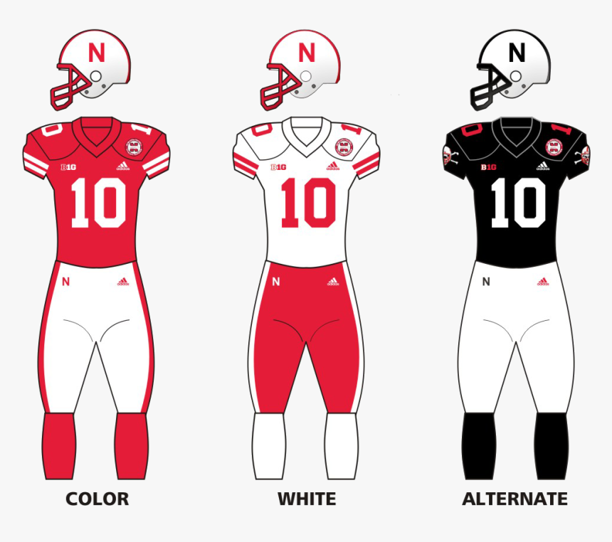 Nebraska Cornhuskers Uniforms19 - Green Bay Packers, HD Png Download, Free Download