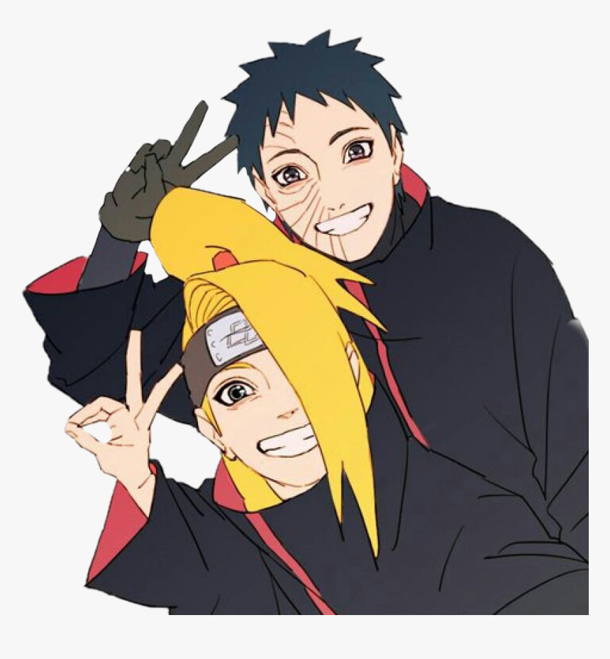 #akatsuki #anime #deidara #tobi #senpai #obito - Kisaita Fanfic, HD Png Download, Free Download